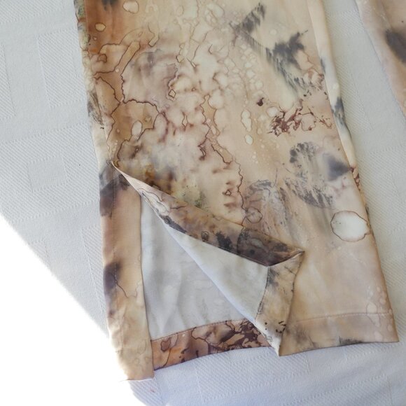 Zara tie dye drawstring silk pants size medium - Picture 5 of 9